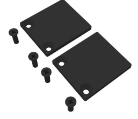 ALUMINIUM END PLATE 32x28x3MM (PACK OF 2) - Image 3