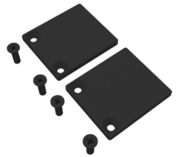 ALUMINIUM END PLATE 32x28x3MM (PACK OF 2) - Image 4