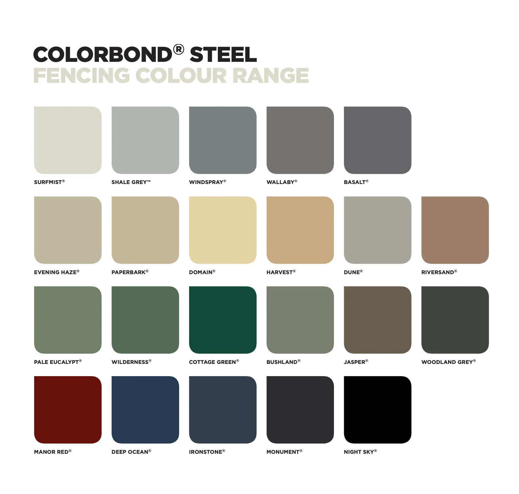 COLORBOND FENCE POST DOUBLE CAPS - Image 3