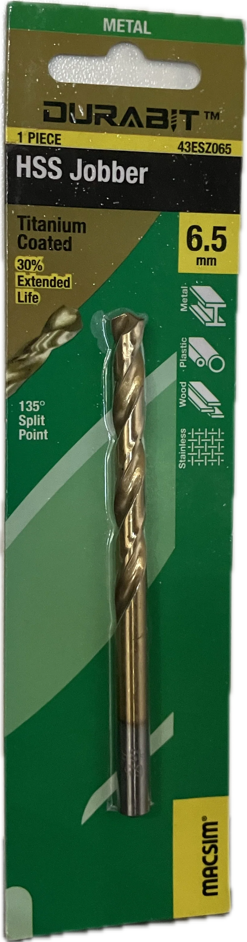 MACSIM DURABIT HSS JOBBER DRILL BIT [HANG PACK OF 1] - Image 12