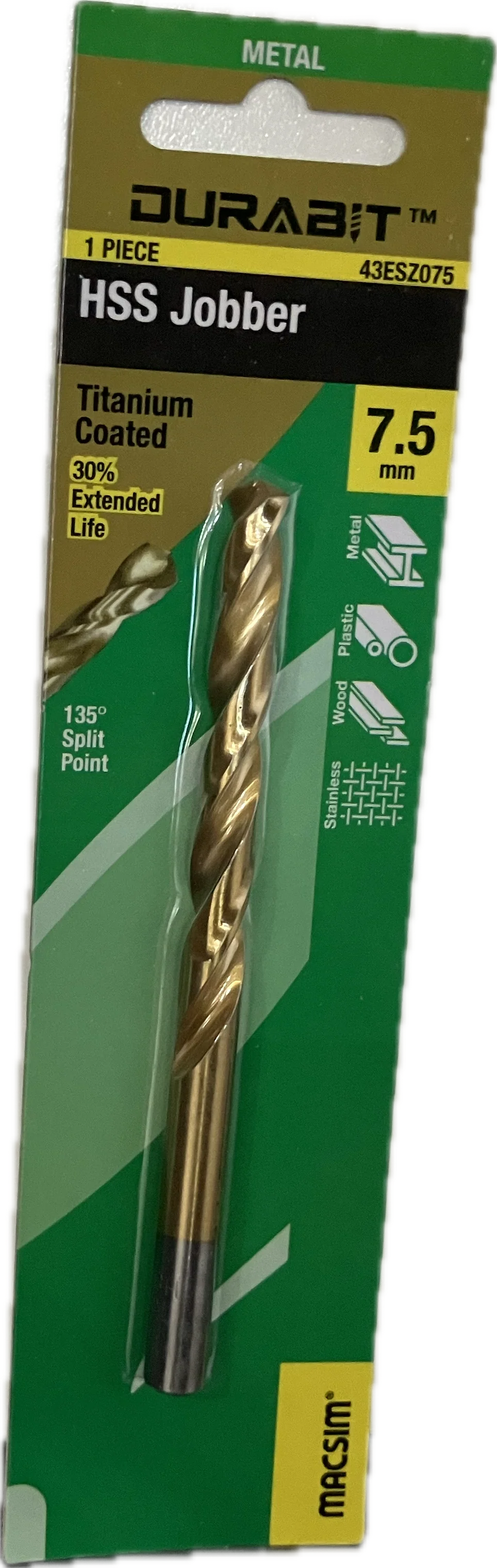 MACSIM DURABIT HSS JOBBER DRILL BIT [HANG PACK OF 1] - Image 14