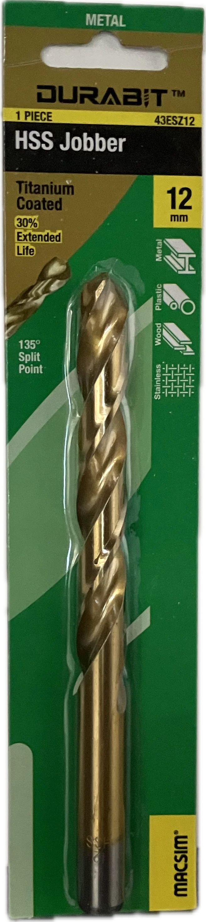 MACSIM DURABIT HSS JOBBER DRILL BIT [HANG PACK OF 1] - Image 23