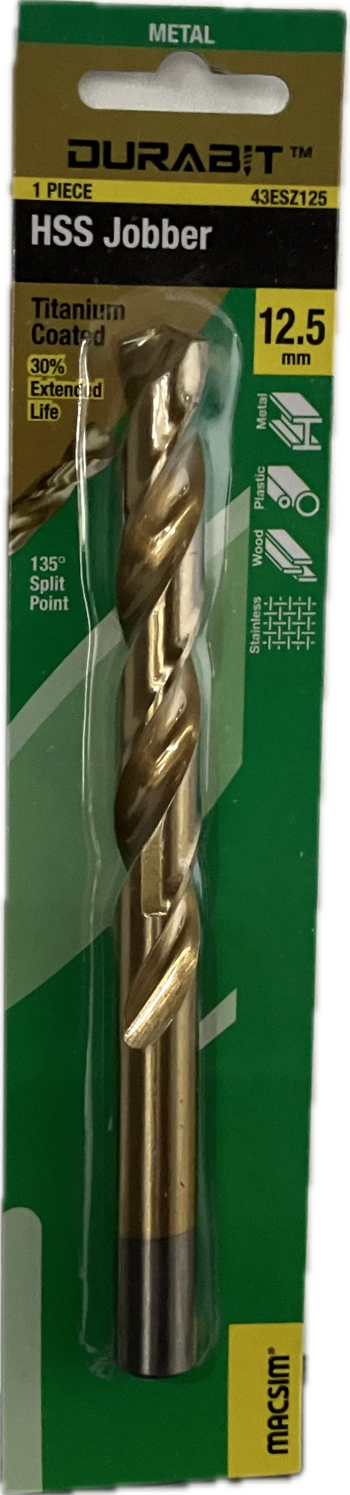 MACSIM DURABIT HSS JOBBER DRILL BIT [HANG PACK OF 1] - Image 24