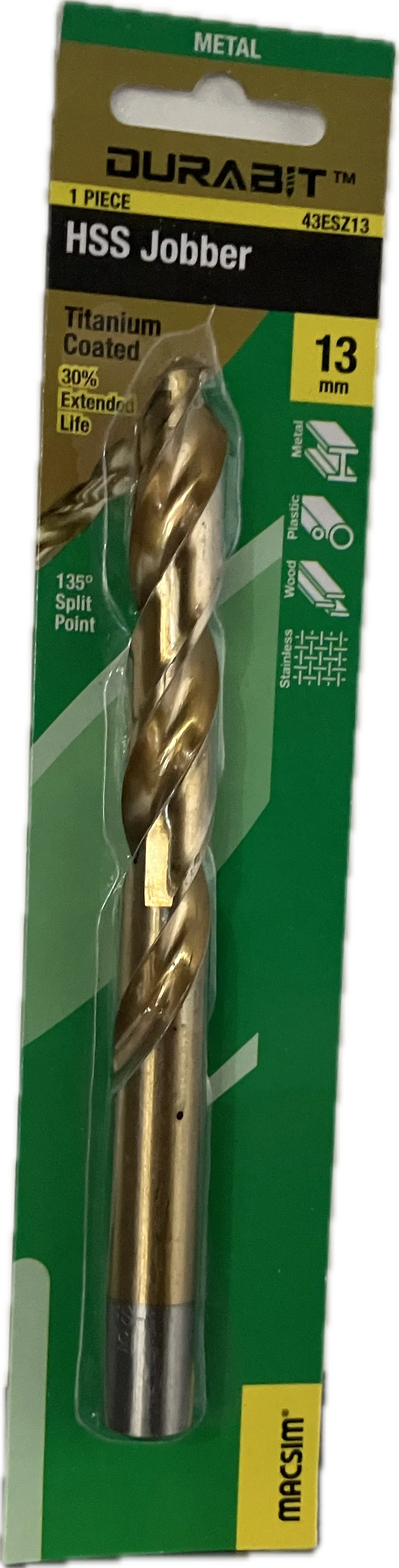 MACSIM DURABIT HSS JOBBER DRILL BIT [HANG PACK OF 1] - Image 25
