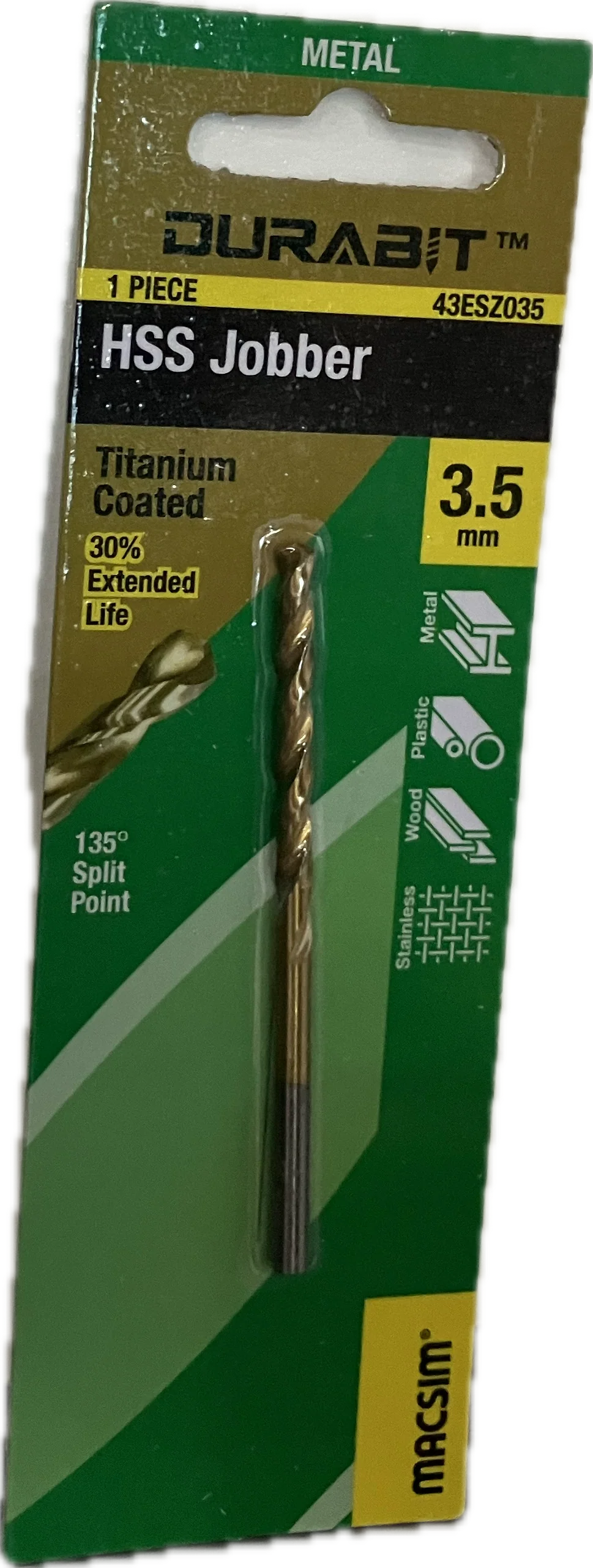 MACSIM DURABIT HSS JOBBER DRILL BIT [HANG PACK OF 1] - Image 6