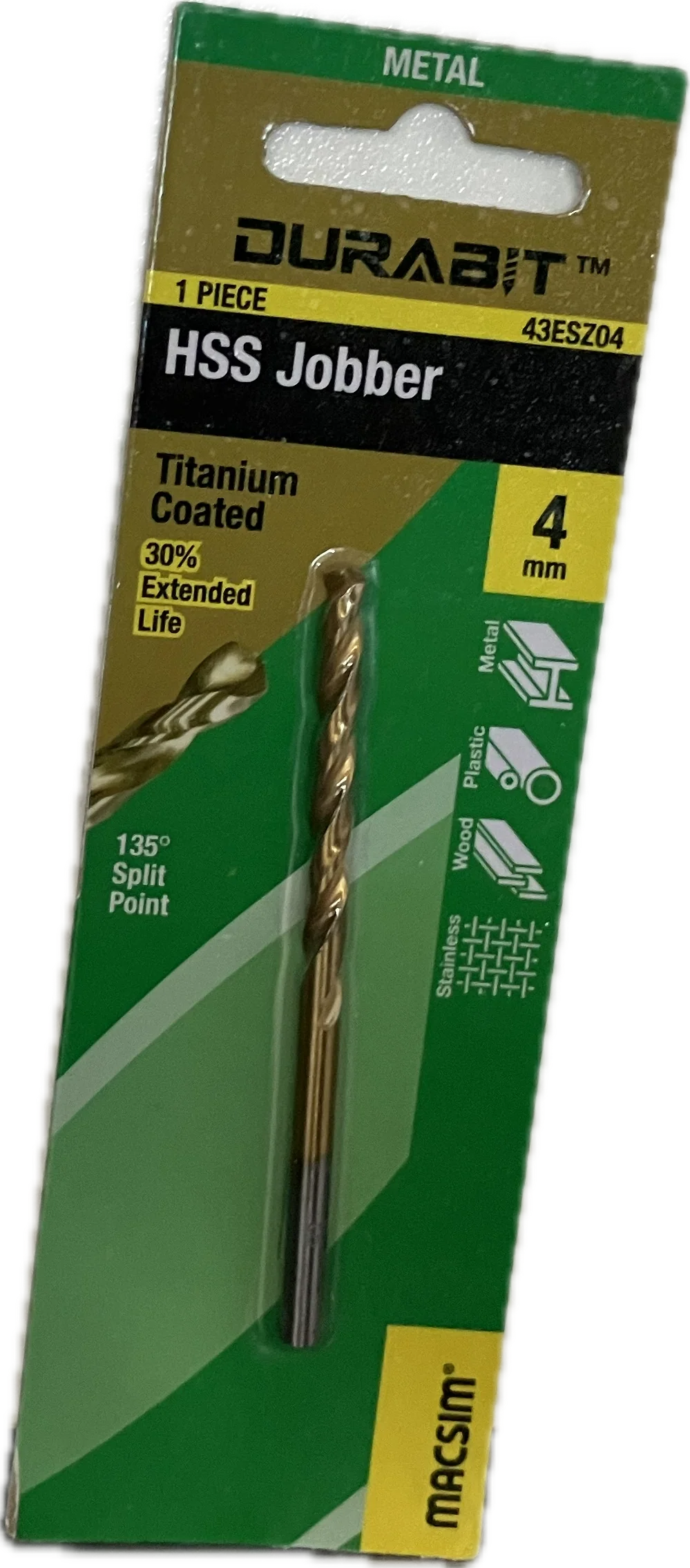 MACSIM DURABIT HSS JOBBER DRILL BIT [HANG PACK OF 1] - Image 7