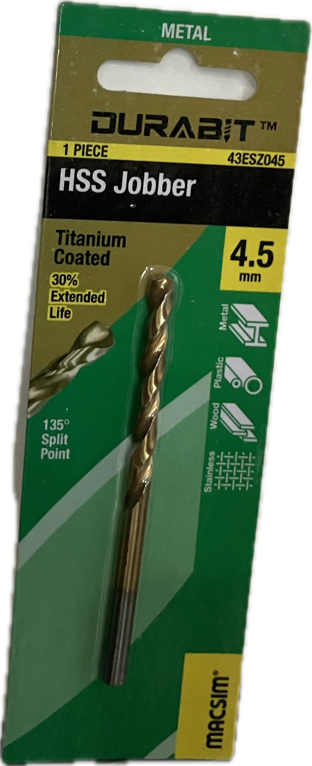 MACSIM DURABIT HSS JOBBER DRILL BIT [HANG PACK OF 1] - Image 8