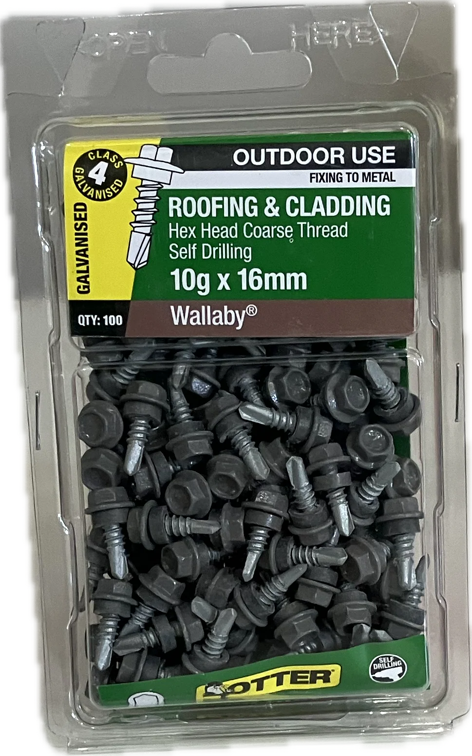 SELF DRILLING SCREWS- 10Gx16MM  (BLISTER PACK OF 100) - Image 12