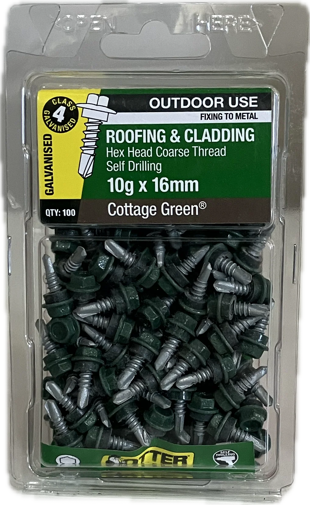 SELF DRILLING SCREWS- 10Gx16MM  (BLISTER PACK OF 100) - Image 8